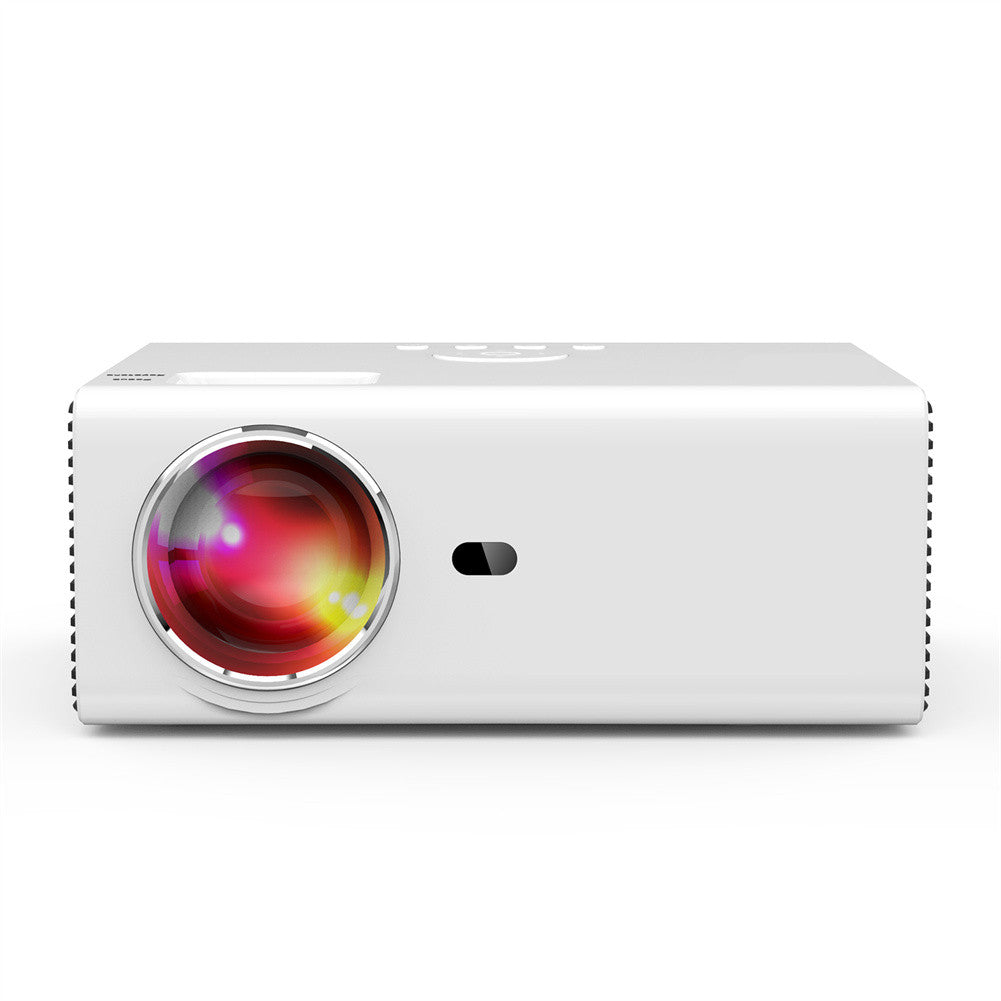 RONSHIN Hifi Video Projector Low Noise Home Mini Pico Projector White
