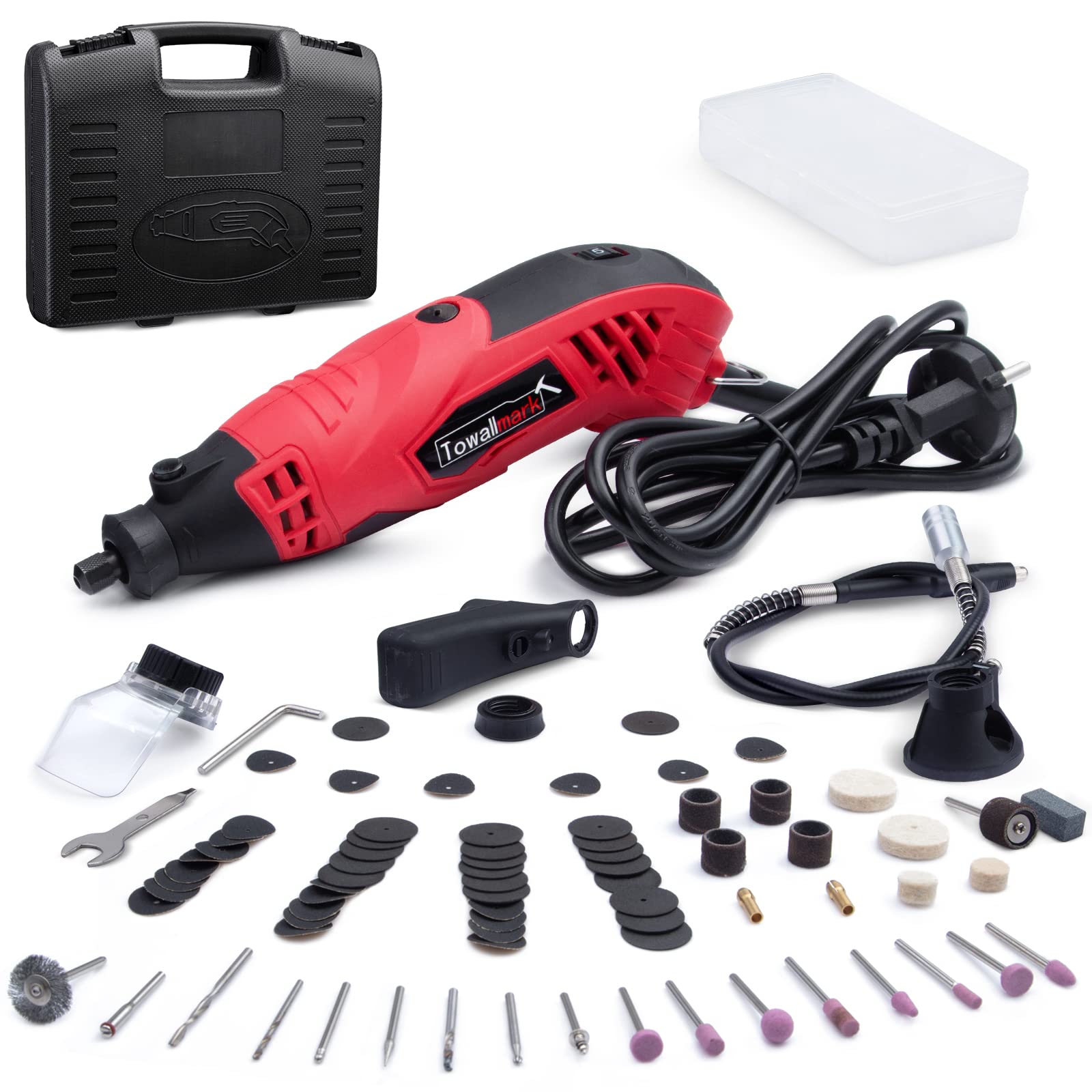 Mini Rotary Tool Kit, 26Pcs Electric Grinder Machine Set Adjustable Speed  Drill Kit Polisher, for Jewel Stone Small Crafts Drilling Grinding